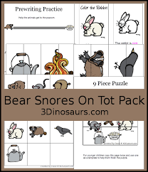 Téléchargez et imprimez gratuitement ces coloriages bear snores on. Bear Snores On Pack For Tot Preschool Prek 3 Dinosaurs