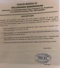 Get the top sk abbreviation related to surat. Viral Surat Keputusan Rw 03 Resahkan Warga Bangkingan Surabaya Rajawarta Com