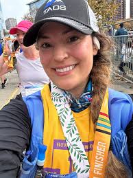 Ran my first half yesterday 🥰 It was an amazing experience .