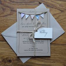 Bunting Wedding Invitations Must Be Fete Handmade Wedding Invitations Shabby Chic Wedding Invitations Wedding Invitations Uk