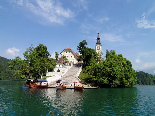 Visit And Explore The Church On An Island In Lake Bled, Slovenia