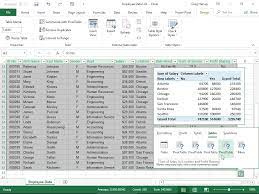 How To Create A New Pivot Table With The Excel 2019 Quick Analysis Tool Dummies
