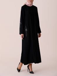 Halkali Seritli Keten Ferace Siyah 1046 01 Moda Stilleri Giyim Elbise