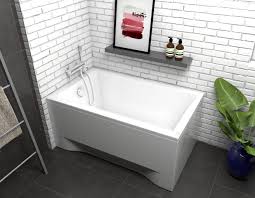 Das gemütliche ambiente wird durch die bodenfliesen mit holzoptik verstärkt. Badewanne Rechteck Capri 120 X 70 Cm Ecolam