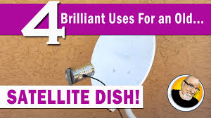 How to properly ground your roof antenna and satellite dish. 4 Brilliant Uses For An Old Satellite Dish Youtube