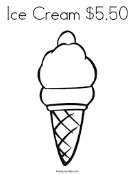 Coloring makes for a good creative activity. Ice Cream 550 Coloring Page Twisty Noodle