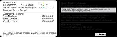 123456789012 123 (first 7 numbers are the member id) rxgrp: Your Id Card Health Tradition Health Plan