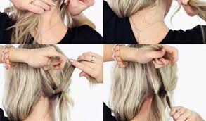 Mix de 17 coiffures faciles et rapides pour cheveux. Tuto Coiffure Cheveux Mi Long Blond Tutoriel Coiffure Facile Et Rapide Pctr Up