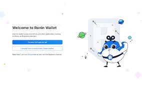 This is what blockchain development is all about, a. Ronin Wallet