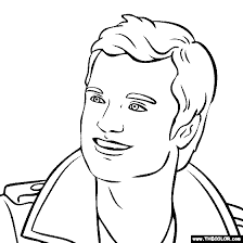 famous actor coloring pages