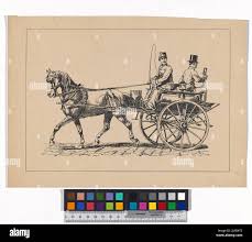 Horse cart 1885 hi-res stock ...