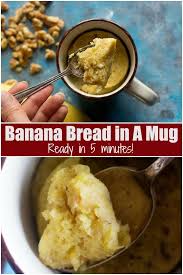 Banana Bread For One Make Brownie In A Mug In Just A Few Minutes Using A Few Ingredients Warm And Delicious This Easy Ba Mug Recipes Recipes Banana Mug Cake