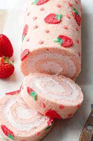 Strawberry Cake Roll Love And Olive Oil Recipe Strawberry Roll Cake Cake Roll Cake Roll Recipes