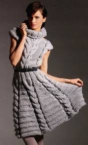 вязание спицами для женщин модные модели 2017 года с описанием 1hfjkllbm Knit Fashion Crochet Dress Knit Dress