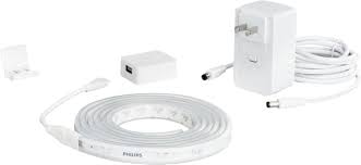 Philips Hue White And Color Ambiance Lightstrip Plus 2m Base Kit With Bluetooth 555334 Best Buy