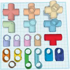 16mm Conduit Building Blocks By Thrhymes Building Blocks 3d Printing Diy Toys