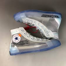 Off White X Converse Chuck Taylor 70 Clear White White For Sale The Sole Line In 2020 Chuck Taylors Converse Converse Chuck Taylor