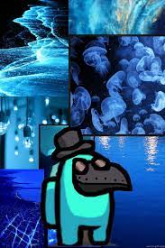 Cyan Among Us Wallpaper Plague Doctor Mask Wallpaper Character Wallpaper Wallpaper Backgrounds