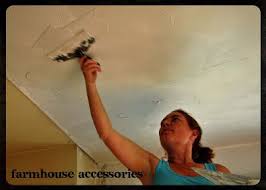 Farmhouse Accessories How To Hand Texture A Ceiling Ceiling Texture Ceiling Texture