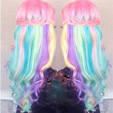 Maybe you would like to learn more about one of these? Rainbow Unicorn Mermaid Clip In Pastel Hair Extensions Etsy