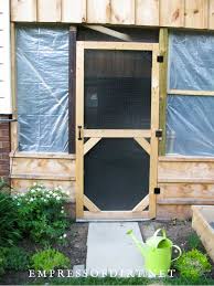 The other section rests against the sill and head jamb and is stationary. How To Make A Custom Size Patio Screen Door