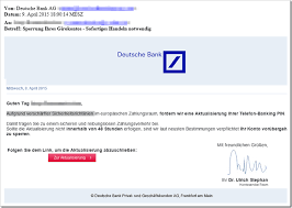 One can open a fixed deposit account easily through deutsche bank online banking. Phishing Mail Sperrung Ihres Girokontos Sofortiges Handeln Notwendig Deutsche Bank