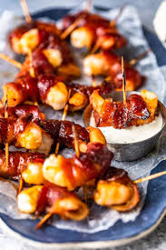 This recipe was shared at meal plan monday! Easy Bacon Wrapped Shrimp Appetizer Recipe Video