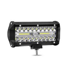 Front lights are the big 9 and the lights mounted to the lightbar are 7. 120w 7inch Triple Row 40leds Led Light Bar Spot Flood Combo Led Working Lights Work Light Buy From 17 On Joom E Commerce Platform