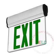Exit Signs Led Exit Signs Battery Backup Exit Signs Exit Sign Edge Lighting Green Led