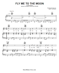 Frank sinatra recorded the best known version on the album it might as well be swing (1964), accompanied by count basie. Fly Me To The Moon Sheet Music Frank Sinatra Sheetmusic Free Com