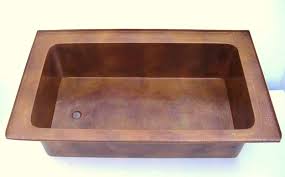 under mount copper bath tub