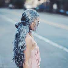 Hair Accessory Tumblr Hair Long Hair Blue Hair Hair Clip Sunglasses Top Pink Top Pastel Hair Long Hair Styles Hair Styles Tumblr Hair