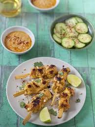 Brochette De Poulet Sauce Satay Recette Brochette Poulet Recettes De Cuisine Recette Asiatique