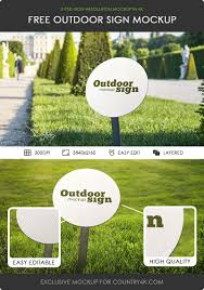 Download 2 Free Outdoor Sign Mockups Counrty4k
