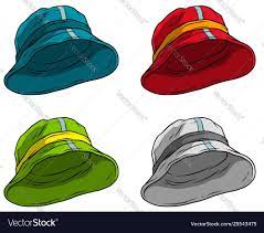 Cartoon Panama Hat Or Cap Icon Set Royalty Free Vector Image Spon Cap Icon Hat Cartoon Ad Winter Fur Hat Vector Free Chiefs Headdress