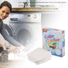 For clothes that may bleed, like blue jeans, wash them in a load with similarly colored clothing. 20 Sheets Anti Cloth Dyed Leaves Laundry Color Run Remove Sheet Color Catcher Shopee Singapore