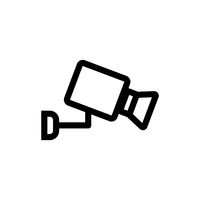 Cctv camera flat icon on modern smart mobile phone screen over office city tower, skyscraper, river and fantasy. Surveillance Camera Icon 171651 Free Icons Library