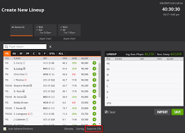 This tool takes our top rated dfs projections and adds on filter and exclude both players and teams through easy to use sliders and settings. Github Eexwhyzee Nba Knapsack Using The Knapsack Algorithm To Optimize Nba Dfs Lineups