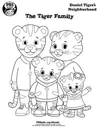 Coloring Daniel Tiger S Neighborhood Daniel Tiger S Neighborhood Daniel Tiger Family Coloring Pages