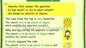 He quickly agreed to go to the store for milk. Adverbs Of Degree English Grammar Iken Ikenedu Ikenapp Youtube