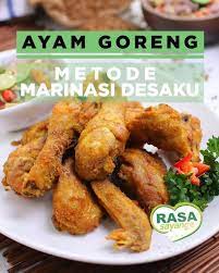 Rasasayange By Rudy Choirudin 1 Goreng Langsung 1 2 Kg Ayam Tanpa Bumbu 2 Campurkan