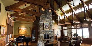 Craftsman Style Interior In A Mountain Home Craftsman Interiors Copper House Craftsman Style Interior