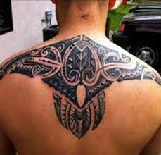 Polynesian Tattoo Upper Back Tribal Back Tattoos Tribal Tattoos Polynesian Tattoo Designs