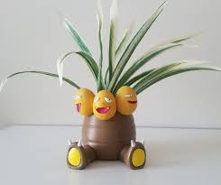 Pokemon Go Exeggutor Planter Flower Pot Gamer Birthday Christmas Gift Idea Flower Pots Flower Planters Flower Pot Design