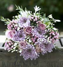 Lavender Chrysanthemums Lavender Roses Pink Bouvardia White Bouvardia Wedding Bouquet Chrysanthemum Wedding Bouquet Chrysanthemum Wedding Wedding Flowers