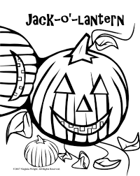 We found a picture of jack o lantern to color. Halloween Jack O Lantern Coloring Page Print Out Virginia Wright Author Illustrator