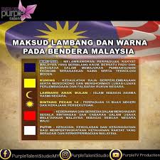 Biru menggambarkan perpaduan rakyat yang terdiri daripada berbilang kaum di negara ini seperti melayu, cina, india. Tahukah Anda Di Sebalik Maksud Purple Talent Studio Facebook