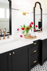 Black And White Master Bathroom Ideas 34 Stuning Sweet Black And White Decor Color Ideas Home Homedecor Homedecorideas Black Cabinets Bathroom Black Bathroom Black Vanity Bathroom