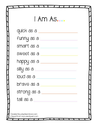 I Am As Worksheet From Play Learn Love All About Me Preschool All About Me Preschool Theme Preschool Worksheets