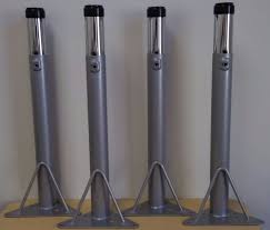 Adjustable Height Table Legs Set Of 4 Adjusts From 20 To 29 Adjustable Height Table Table Legs Adjustable Table